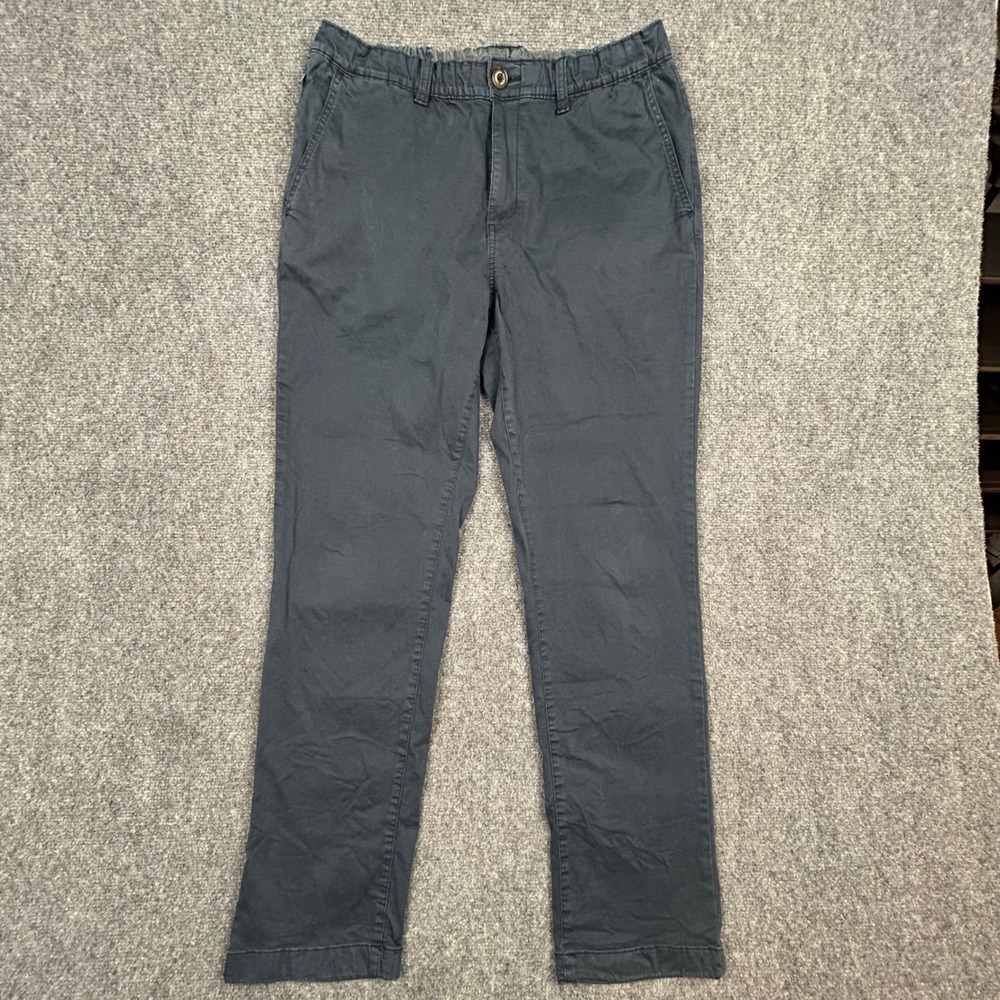 Chubbies Originals Pants Mens Medium Grey Navy Stretch Chino Casual Straight